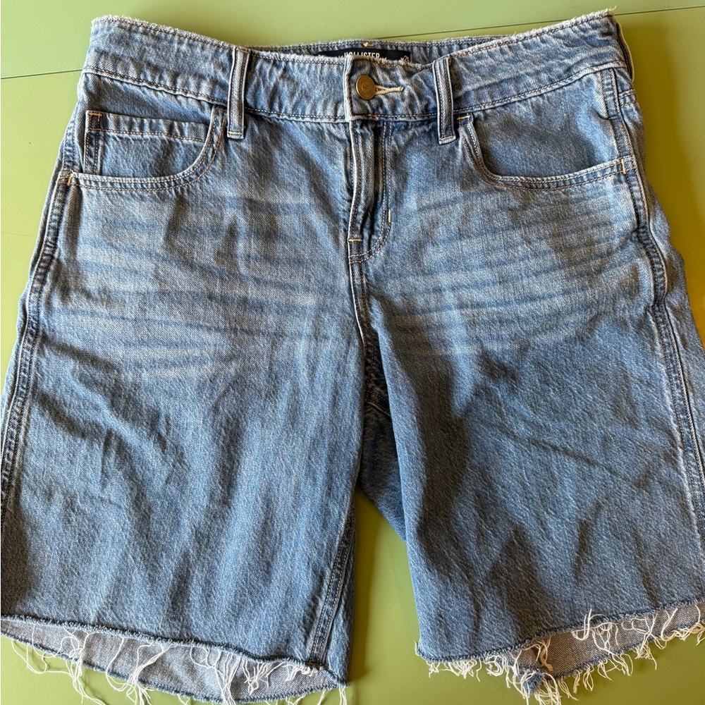 Hollister Light Blue Jean Shorts